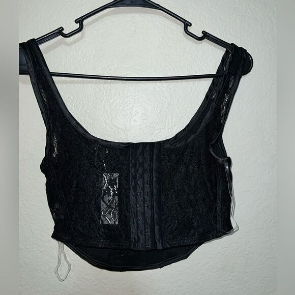 PACSUN BEVERLY AND BECK LACE CORSET TANK TOP- Size XS- NWTS - Picture 2 of 7